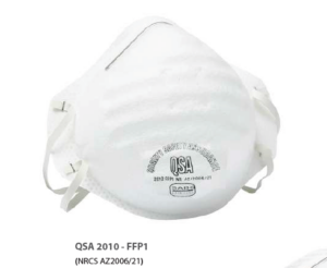 DUST MASK QSA 2010 FFP1