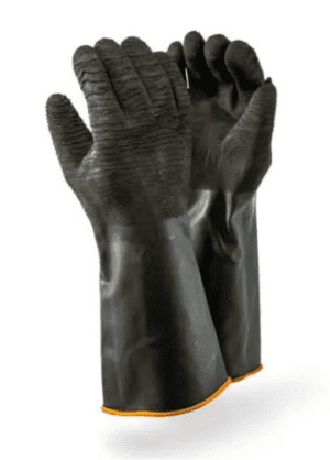 H2-40 CRINKLE PALM RUBBER GLOVES