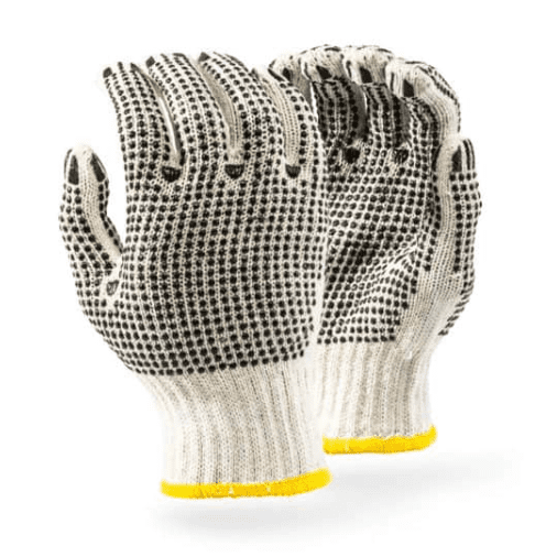 DOUBLE DOTTED COTTON GLOVES