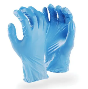 DISPOSABLE NITRILE EXAMINATION GLOVES