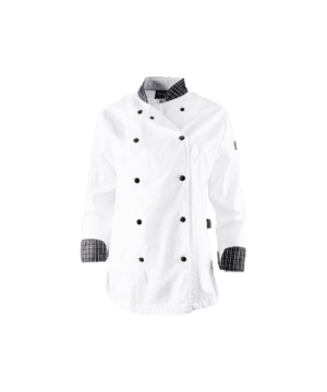 JAVLIN WHITE & FANO ELITE WOMENS CHEF JACKET