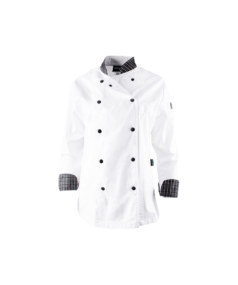 JAVLIN WHITE & FANO ELITE WOMENS CHEF JACKET