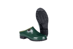 MARINA GREEN BLACK SLIP ON CLOG