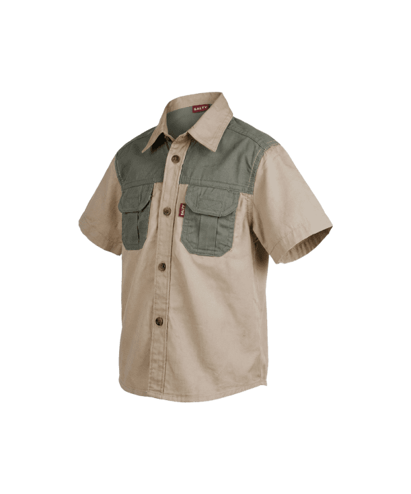 Meerkat Kids Two Tone Bush Shirt - Image 2