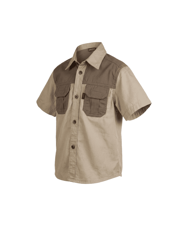 Meerkat Kids Two Tone Bush Shirt