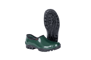 SHOVA GREEN BLACK SLIP ON SHOE