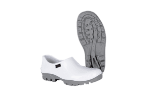 SHOVA WHITE GREY SLIP ON SHOE